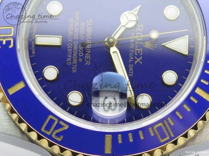 0401 Submariner 116613LB Wrapped SS YG VRF 1:1 Best Edition Blue Dial A Fashionable 3533